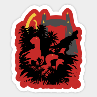 Welcome to Jurassic Park Sticker